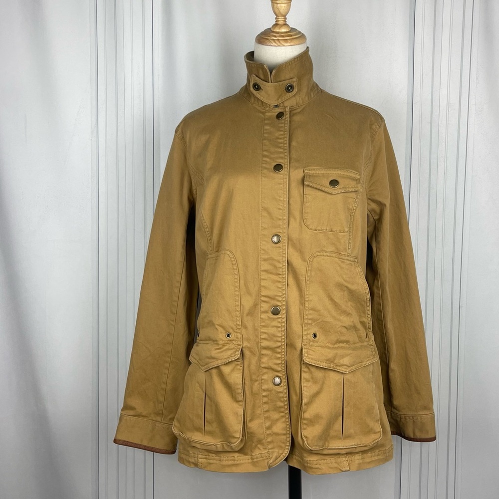 Orvis Stretch Sateen Sporting/Chore Jacket - Bronze - Women's Small - Picture 2 of 15
